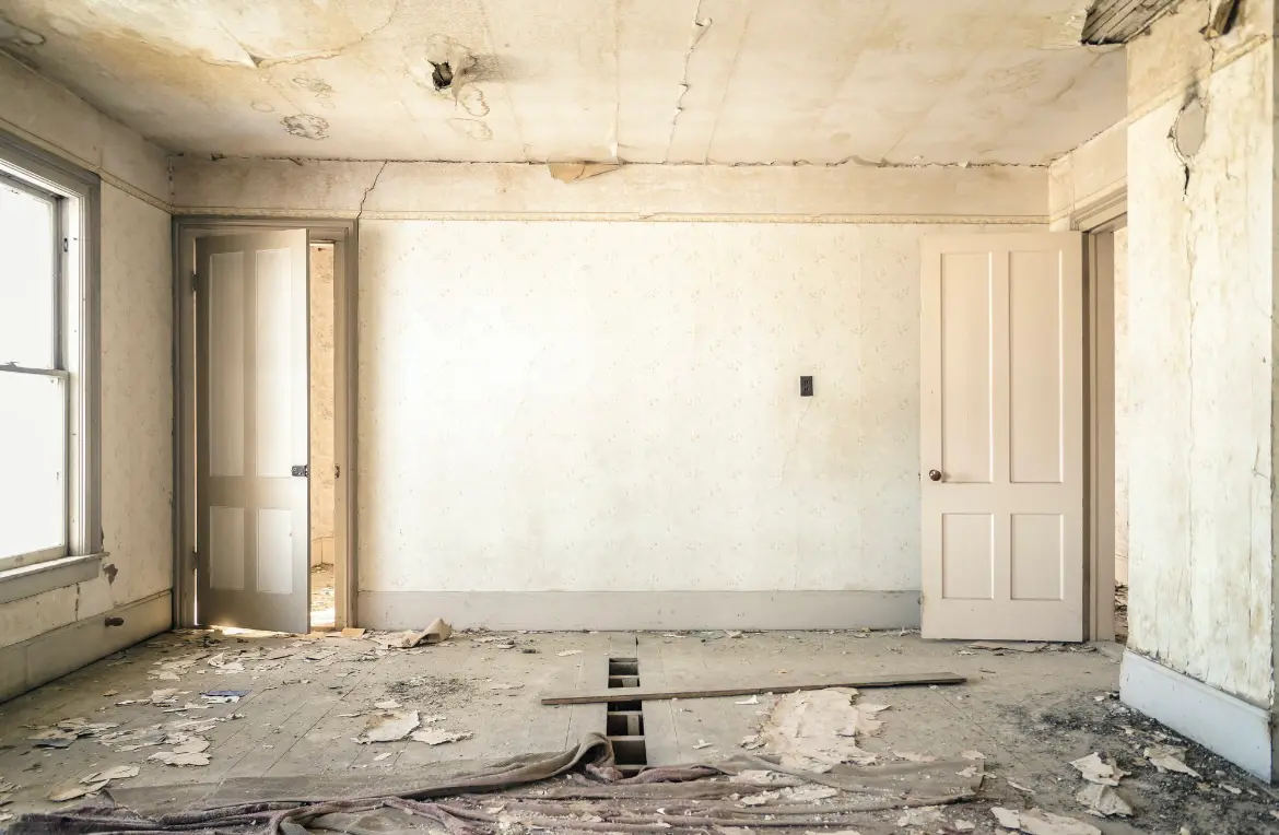 Waste disposal crew managing a cleanout project in Elk Plain